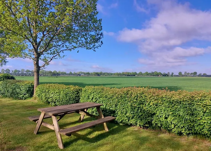 Pipowagen op boerderij camping