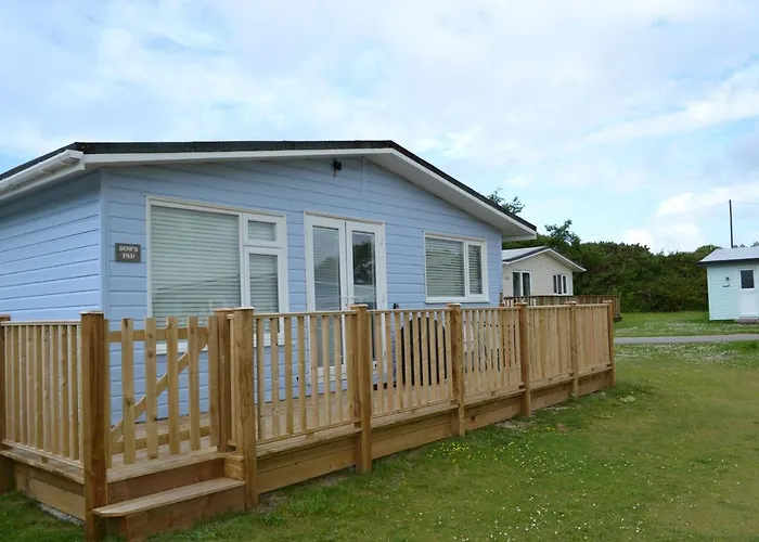Holiday Chalet At Gwithian Sands In Cornwall