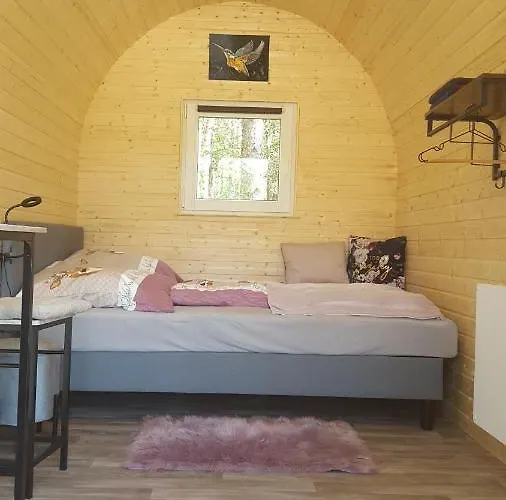 Glamping Pod im Wald mit Hund