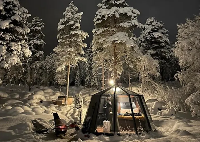 Aurora Igloo, Sauna Spa & Dinner By Invisible Forest Lodge Adults Only