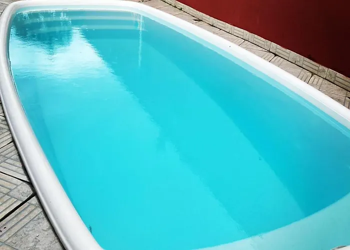 Suíte adoravél com piscina e churrasqueira