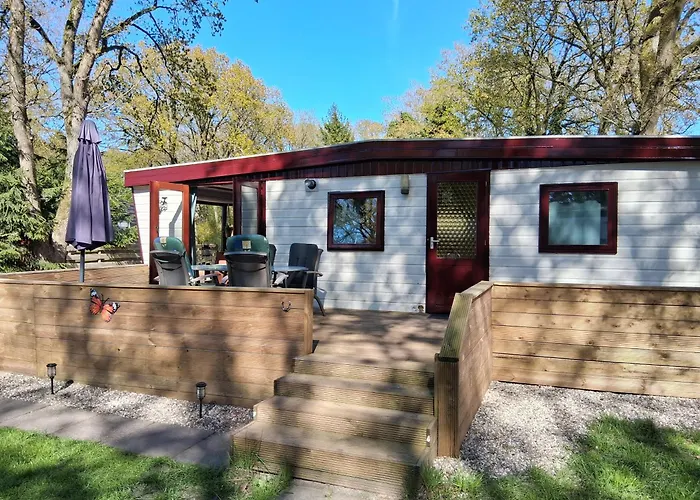 Chalet Vuurvos - gelegen in Drenthe met prachtig wandel en fiets gebied