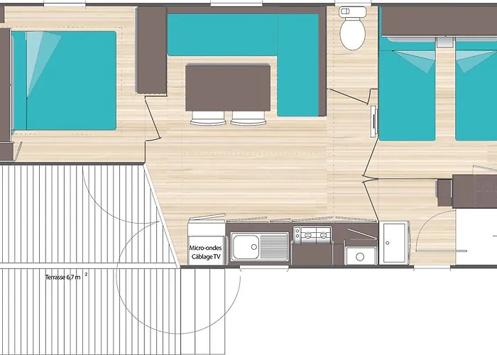 Var Mobil Home, Les Prairies de la Mer